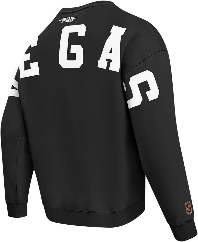 imagePro Standard NHL mens Mens Nhl Wingspan Fleece Crewneck SweatshirtBlack