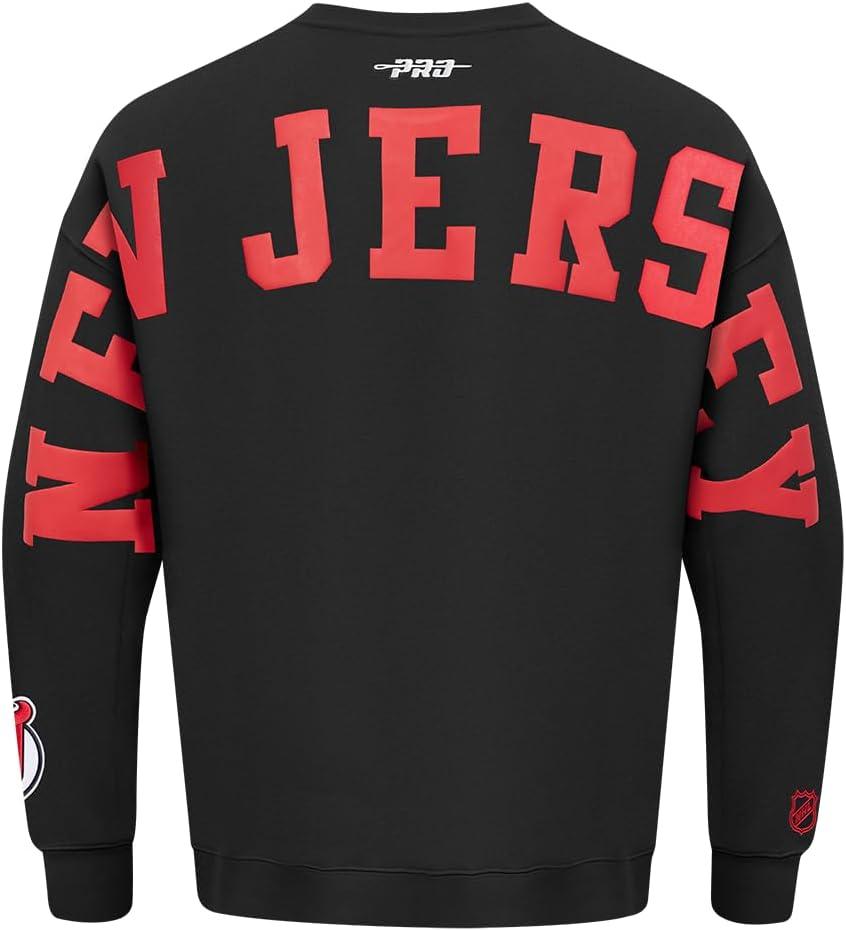 imagePro Standard NHL mens Mens Nhl Wingspan Fleece Crewneck SweatshirtBlack