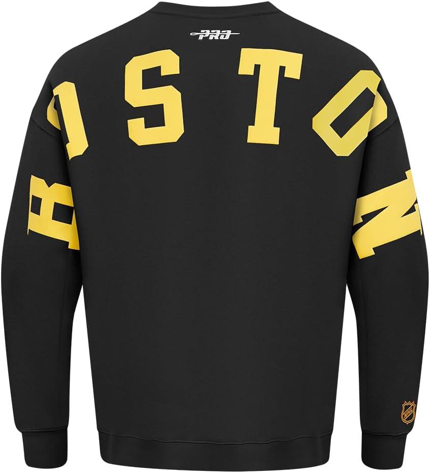 imagePro Standard NHL mens Mens Nhl Wingspan Fleece Crewneck SweatshirtBlack