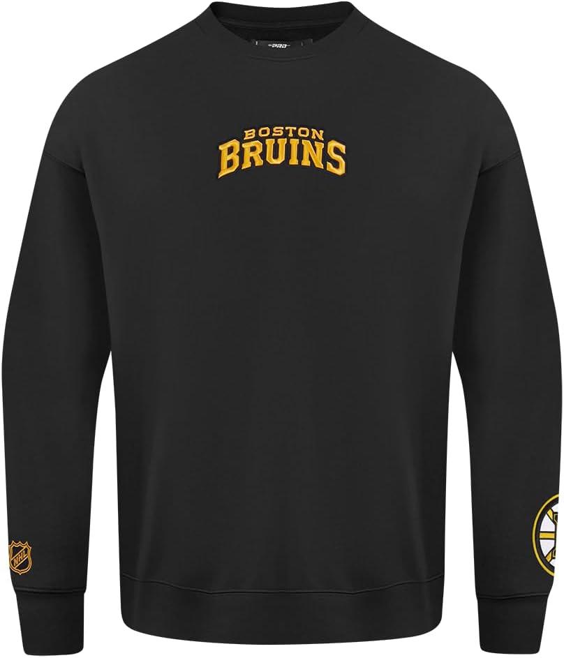 imagePro Standard NHL mens Mens Nhl Wingspan Fleece Crewneck SweatshirtBlack