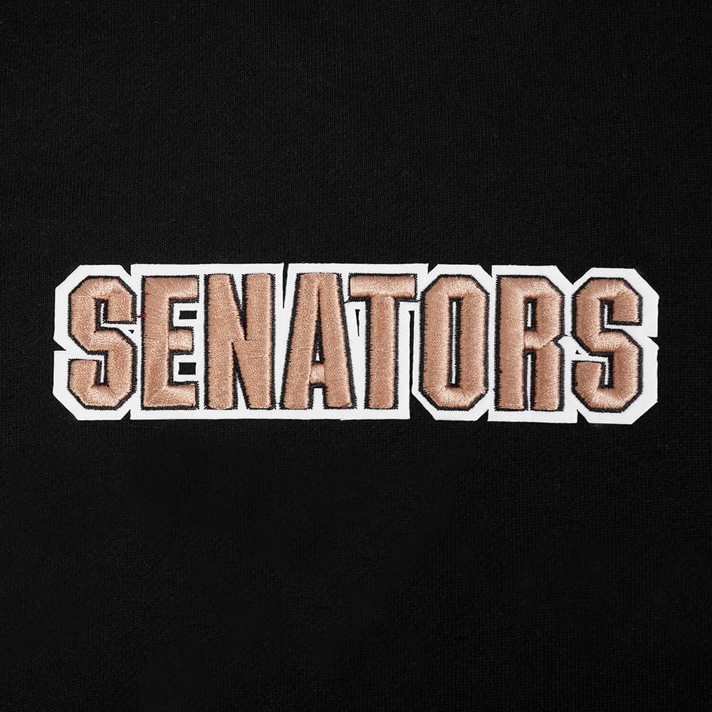 imagePro Standard NHL mens Mens Nhl Wingspan Fleece Crewneck SweatshirtBlack