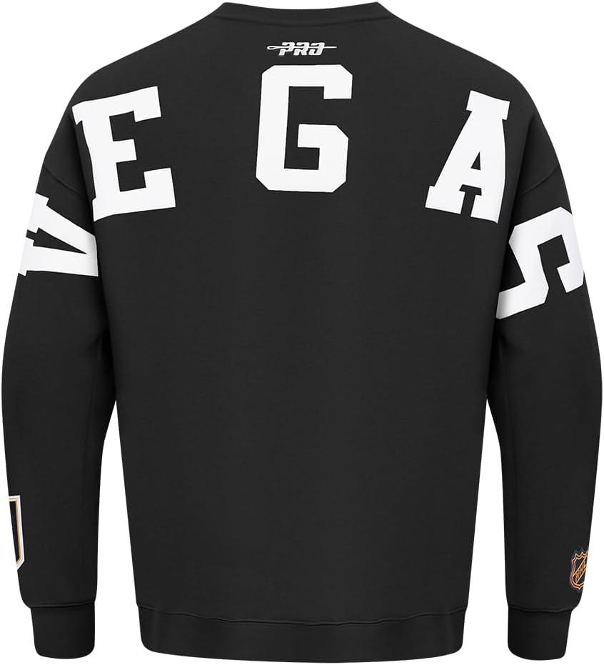 imagePro Standard NHL mens Mens Nhl Wingspan Fleece Crewneck SweatshirtBlack