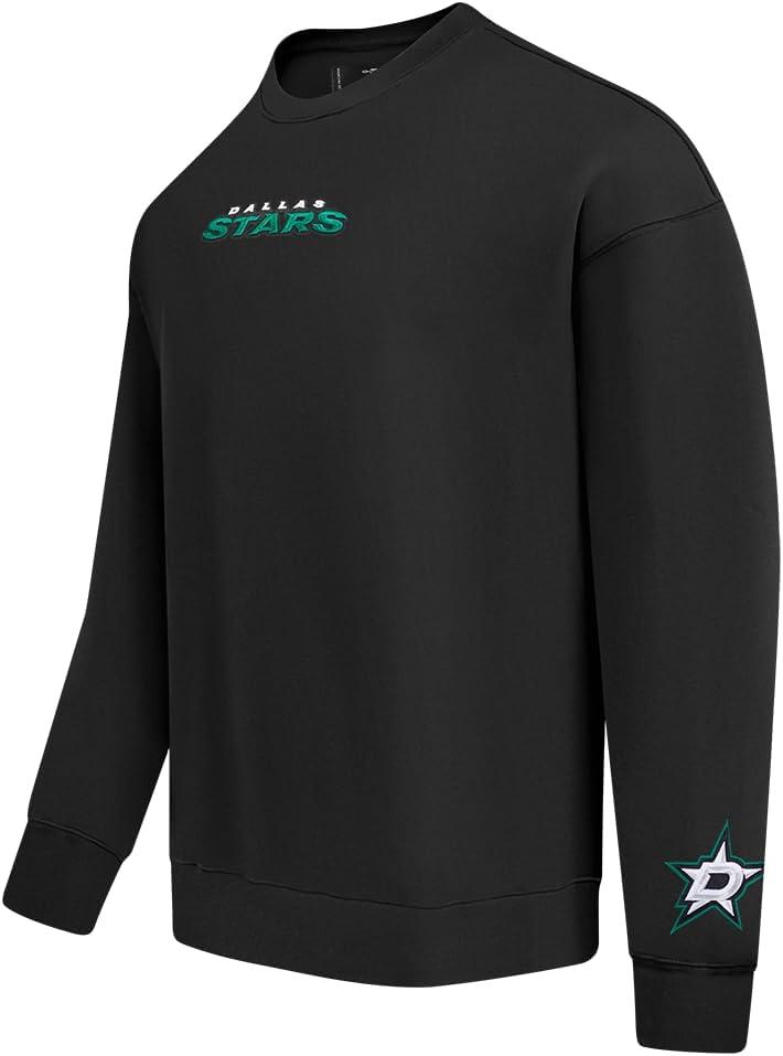 imagePro Standard NHL mens Mens Nhl Wingspan Fleece Crewneck SweatshirtBlack