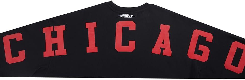 imagePro Standard NHL mens Mens Nhl Wingspan Fleece Crewneck SweatshirtBlack