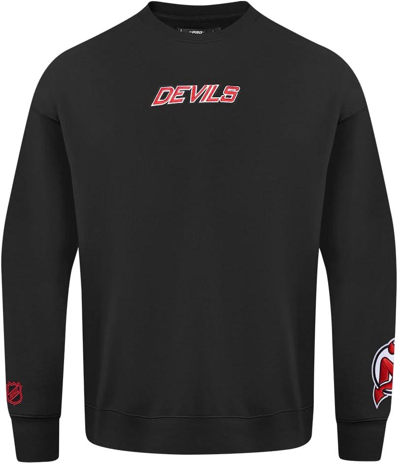 imagePro Standard NHL mens Mens Nhl Wingspan Fleece Crewneck SweatshirtBlack