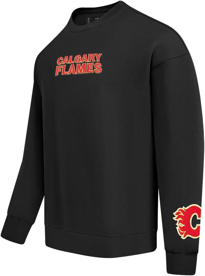 imagePro Standard NHL mens Mens Nhl Wingspan Fleece Crewneck SweatshirtBlack