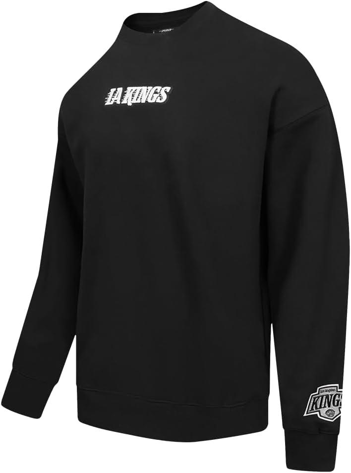 imagePro Standard NHL mens Mens Nhl Wingspan Fleece Crewneck SweatshirtBlack