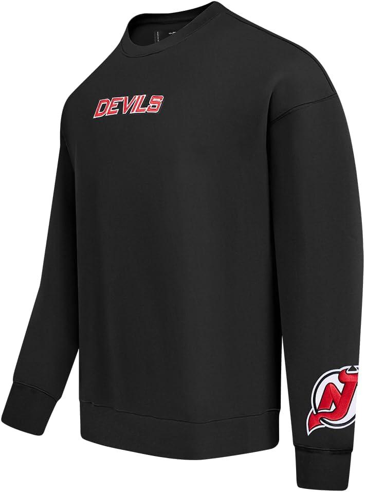 imagePro Standard NHL mens Mens Nhl Wingspan Fleece Crewneck SweatshirtBlack