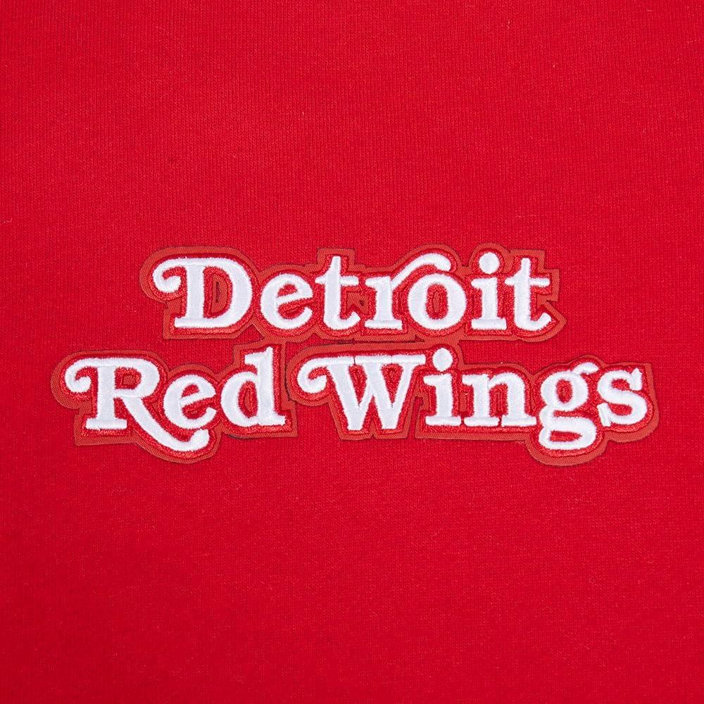 imagePro Standard NHL mens Mens Nhl Wingspan Fleece Crewneck SweatshirtRed