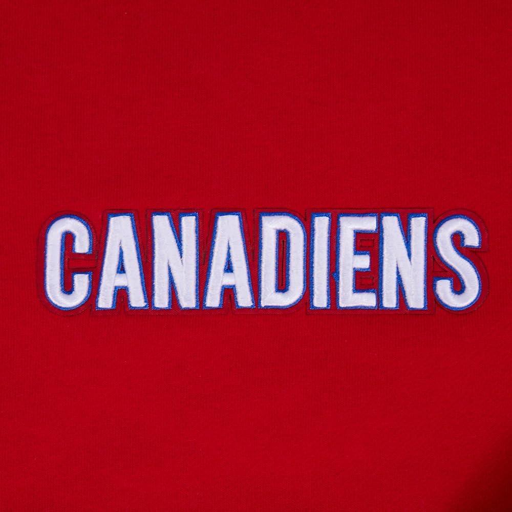 imagePro Standard NHL mens Mens Nhl Wingspan Fleece Crewneck SweatshirtRed