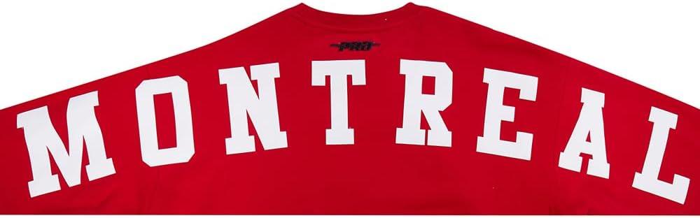 imagePro Standard NHL mens Mens Nhl Wingspan Fleece Crewneck SweatshirtRed