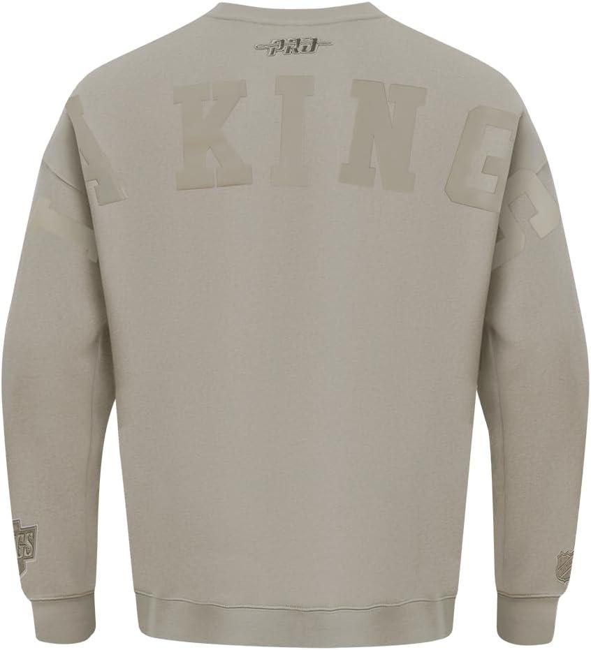 imagePro Standard NHL mens Mens Nhl Wingspan Fleece Crewneck SweatshirtTaupe