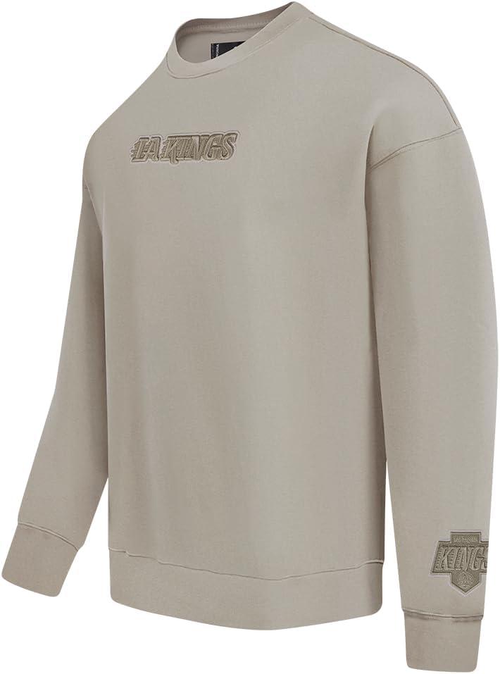 imagePro Standard NHL mens Mens Nhl Wingspan Fleece Crewneck SweatshirtTaupe