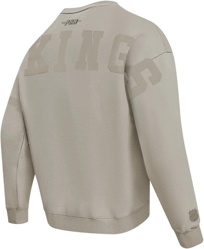 imagePro Standard NHL mens Mens Nhl Wingspan Fleece Crewneck SweatshirtTaupe