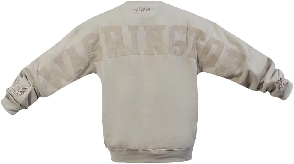 imagePro Standard NHL mens Mens Nhl Wingspan Fleece Crewneck SweatshirtTaupe