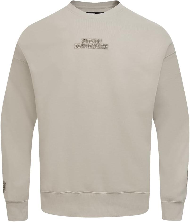 imagePro Standard NHL mens Mens Nhl Wingspan Fleece Crewneck SweatshirtTaupe