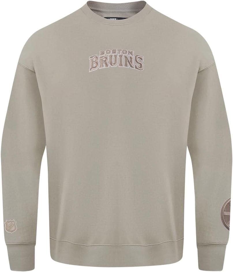 imagePro Standard NHL mens Mens Nhl Wingspan Fleece Crewneck SweatshirtTaupe
