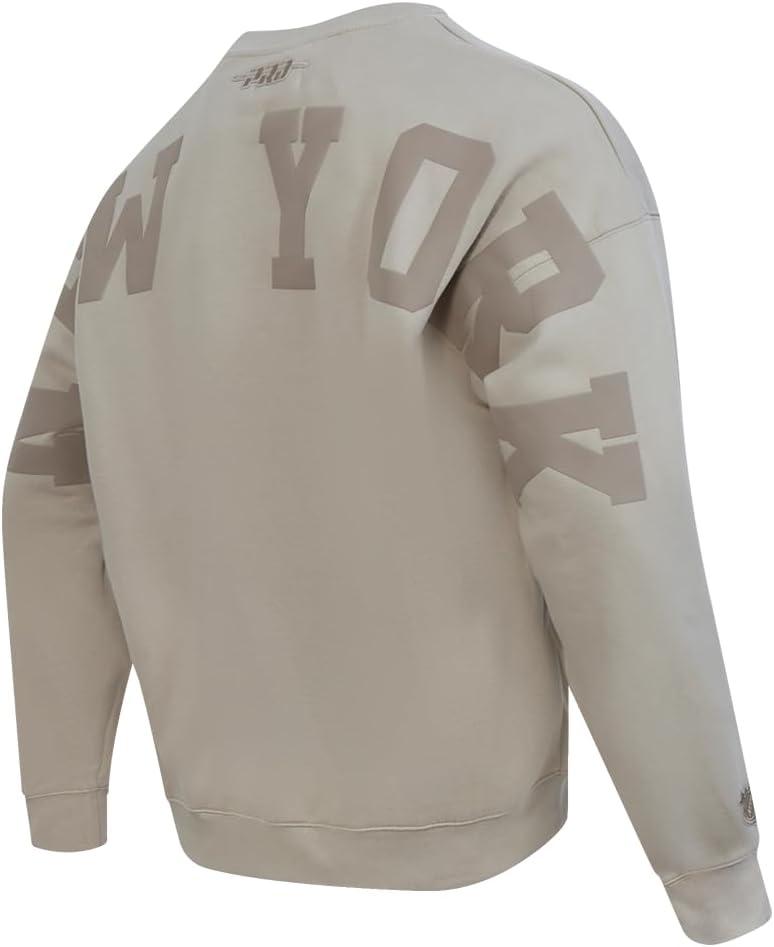 imagePro Standard NHL mens Mens Nhl Wingspan Fleece Crewneck SweatshirtTaupe