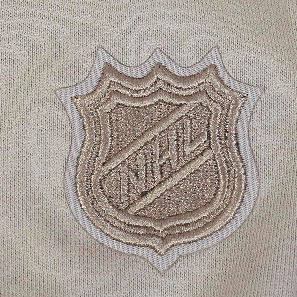 imagePro Standard NHL mens Mens Nhl Wingspan Fleece Crewneck SweatshirtTaupe