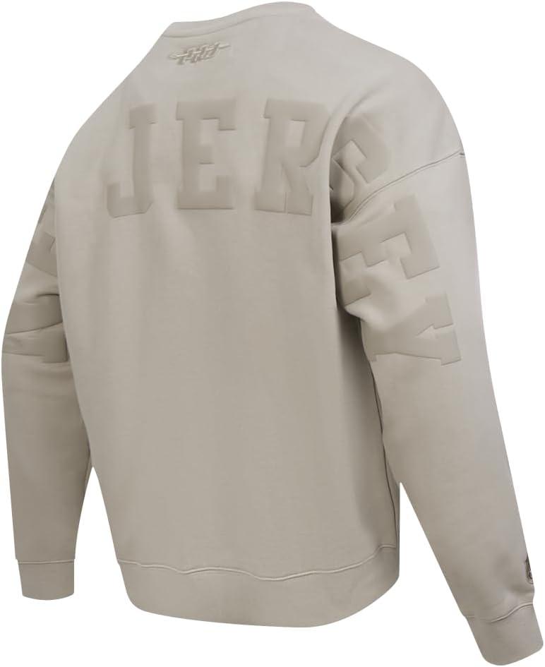 imagePro Standard NHL mens Mens Nhl Wingspan Fleece Crewneck SweatshirtTaupe