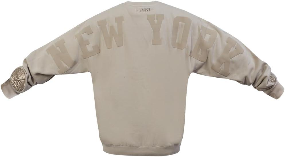 imagePro Standard NHL mens Mens Nhl Wingspan Fleece Crewneck SweatshirtTaupe