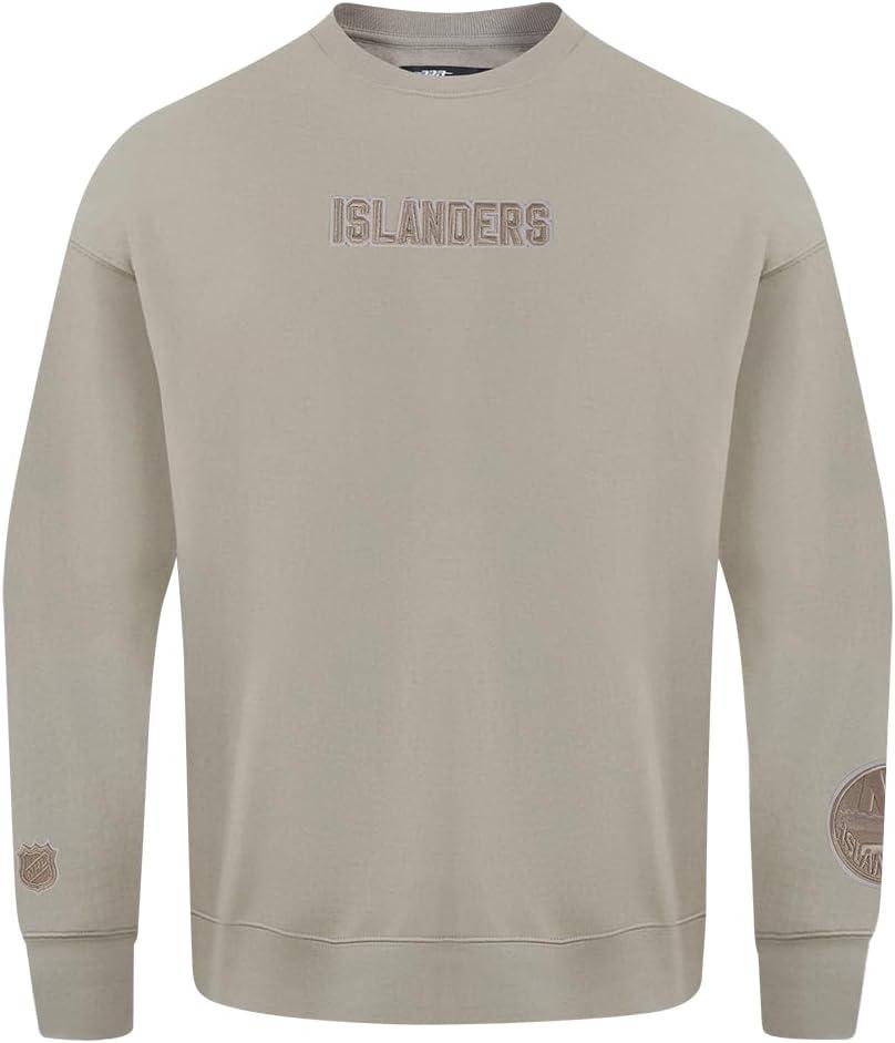 imagePro Standard NHL mens Mens Nhl Wingspan Fleece Crewneck SweatshirtTaupe