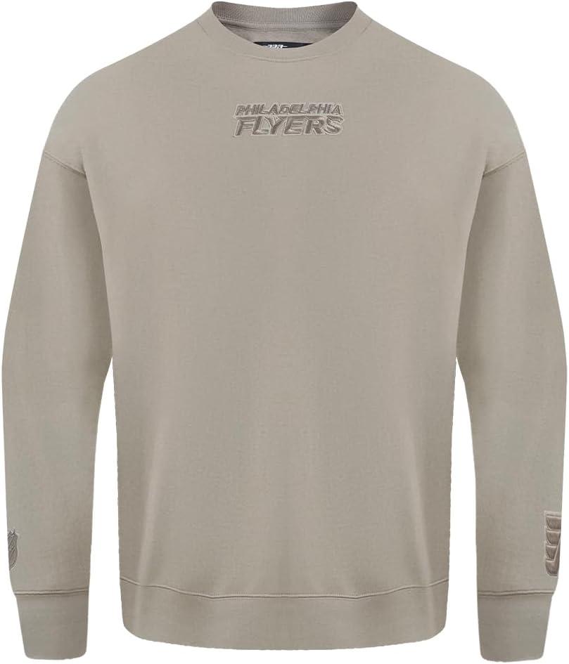 imagePro Standard NHL mens Mens Nhl Wingspan Fleece Crewneck SweatshirtTaupe