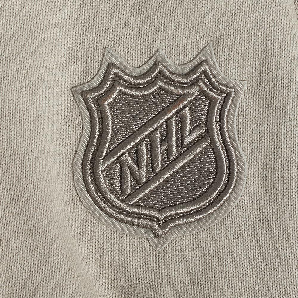 imagePro Standard NHL mens Mens Nhl Wingspan Fleece Crewneck SweatshirtTaupe
