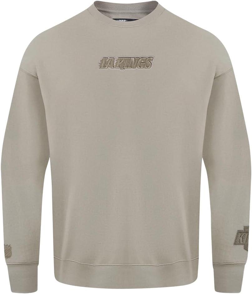 imagePro Standard NHL mens Mens Nhl Wingspan Fleece Crewneck SweatshirtTaupe