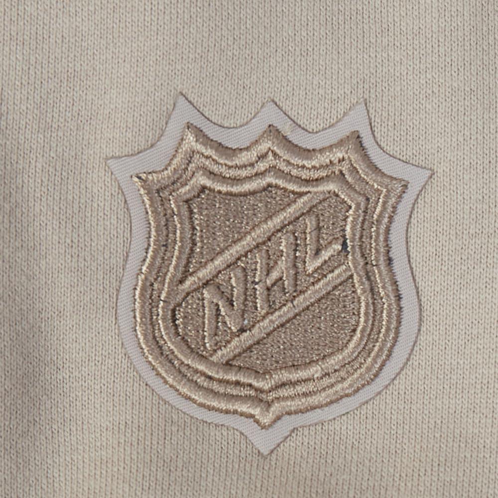 imagePro Standard NHL mens Mens Nhl Wingspan Fleece Crewneck SweatshirtTaupe