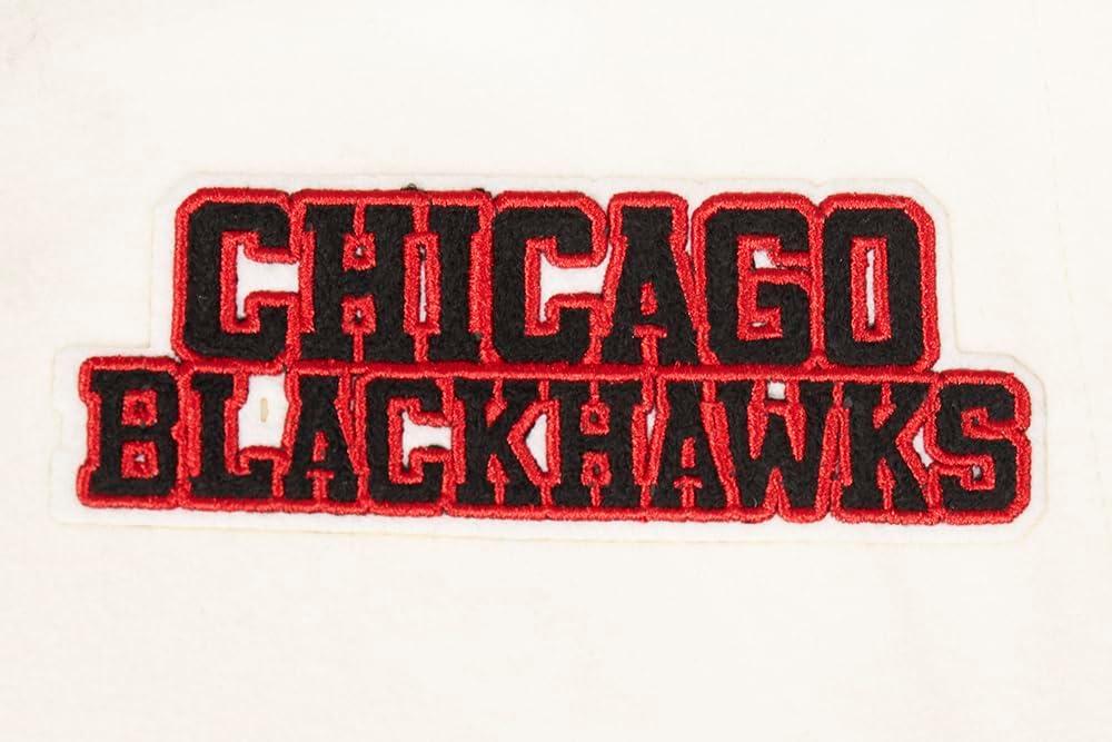 imagePro Standard NHL womens Womens Nhl Retro Classics Wool Varsity JacketEggshell Black