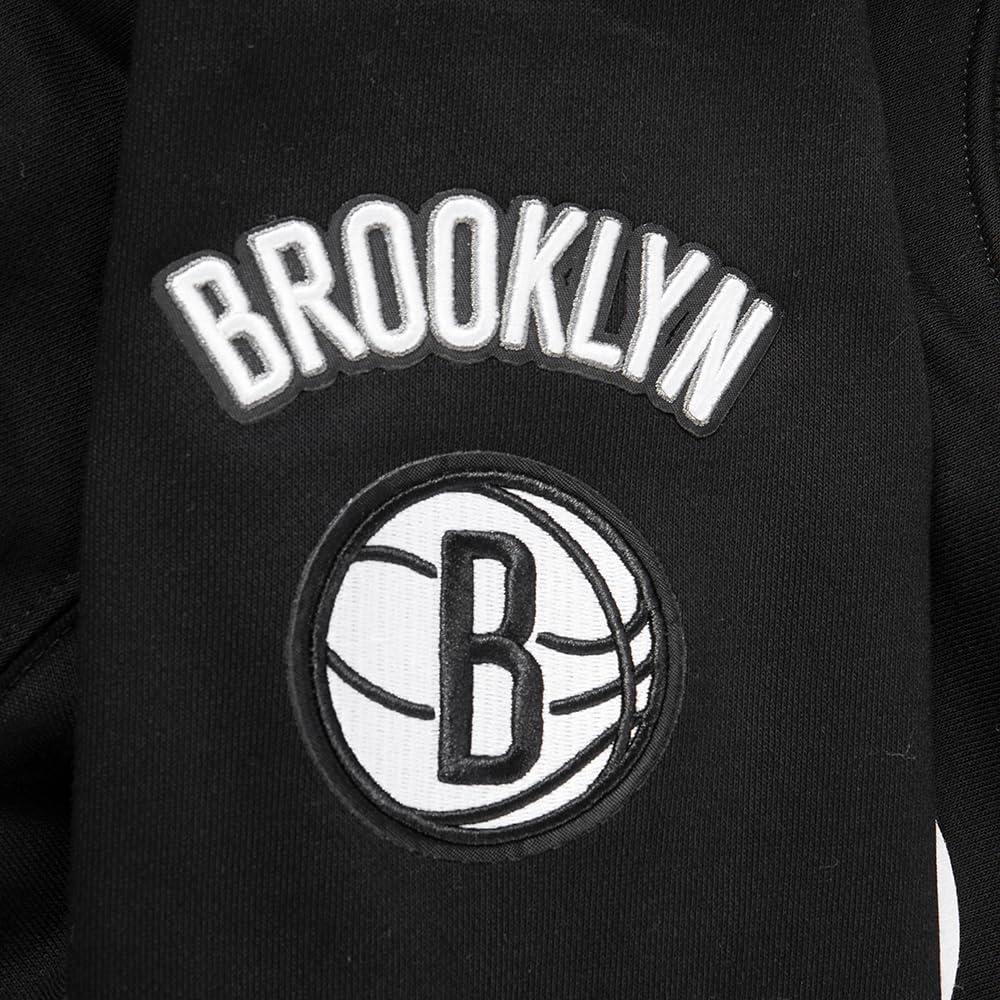 imagePro Standard Womens NBA Mash Up Brushed Back French Terry Crewneck SweatshirtBlackGray