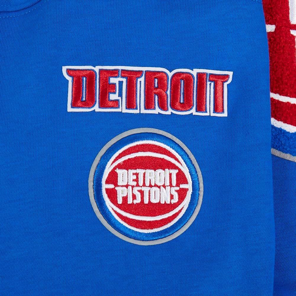 imagePro Standard Womens NBA Mash Up Brushed Back French Terry Crewneck SweatshirtRoyal BlueRed
