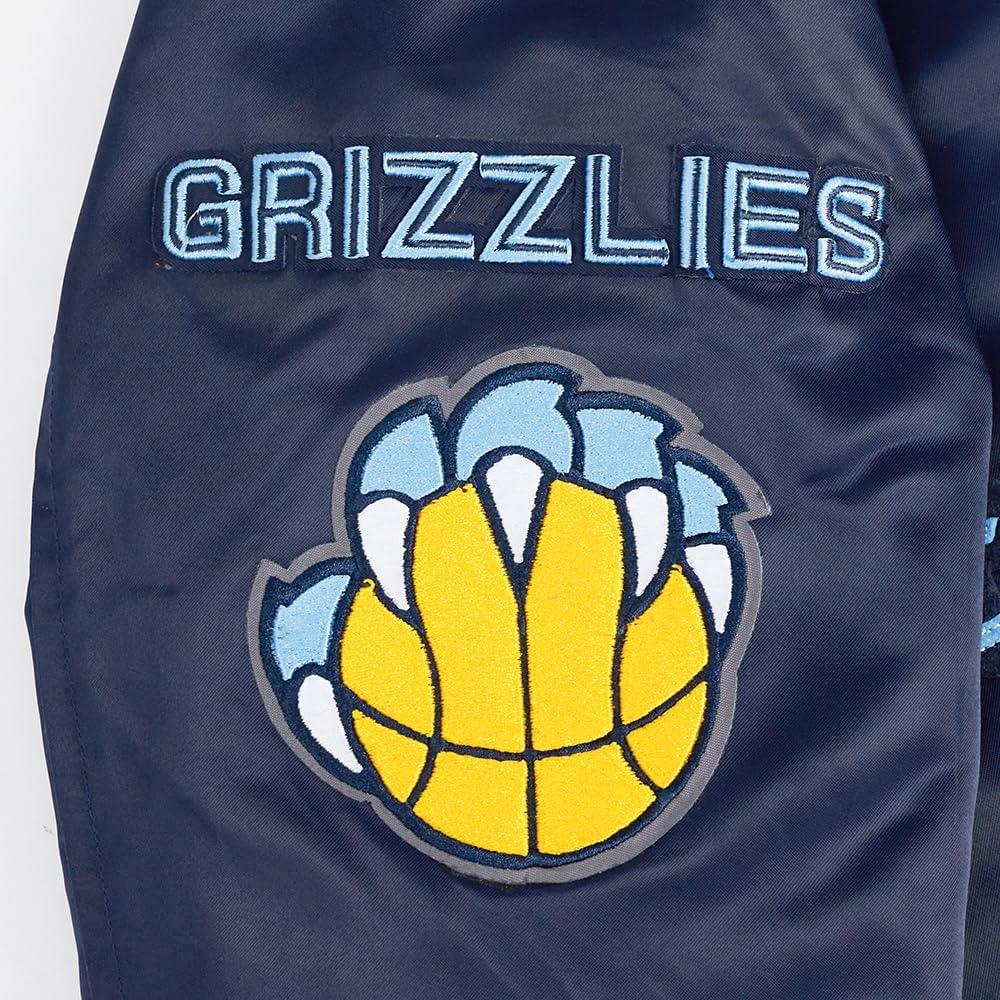 imagePro Standard Womens NBA Old English Satin JacketMidnight Navy