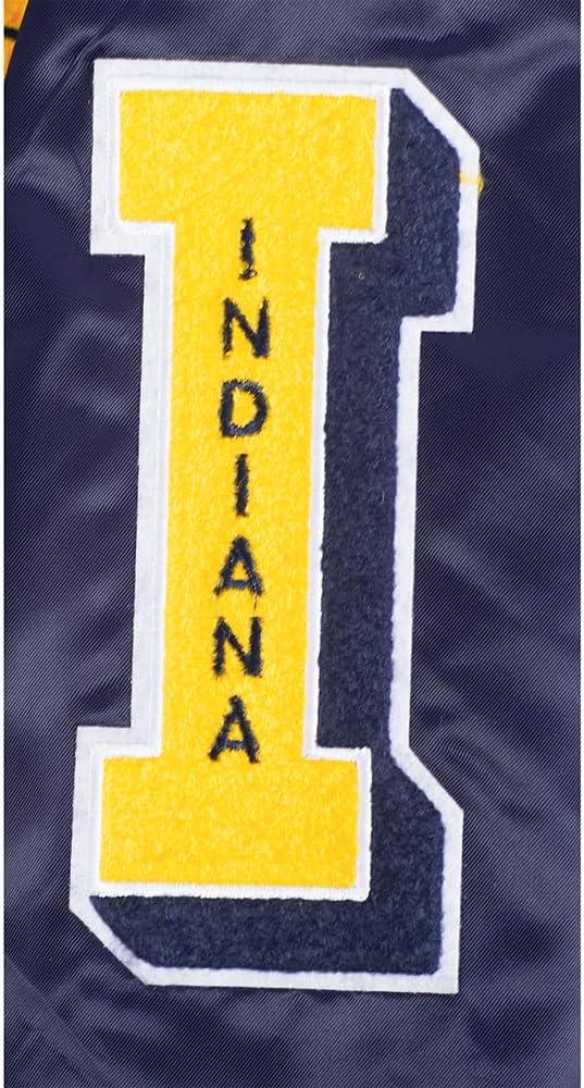 imagePro Standard Womens NBA Old English Satin JacketMidnight Navy