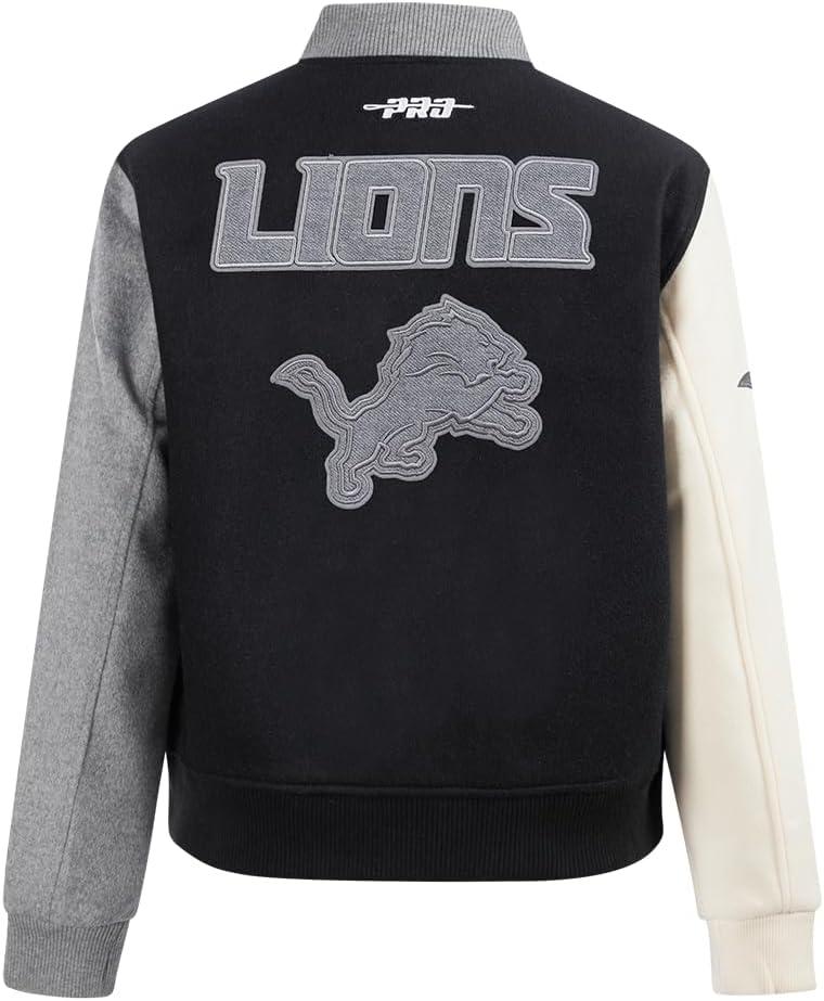 imagePro Standard Womens NFL Reverse French Terry Wool Varsity JacketBlack