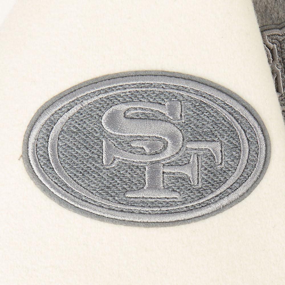 imagePro Standard Womens NFL Reverse French Terry Wool Varsity JacketBlack