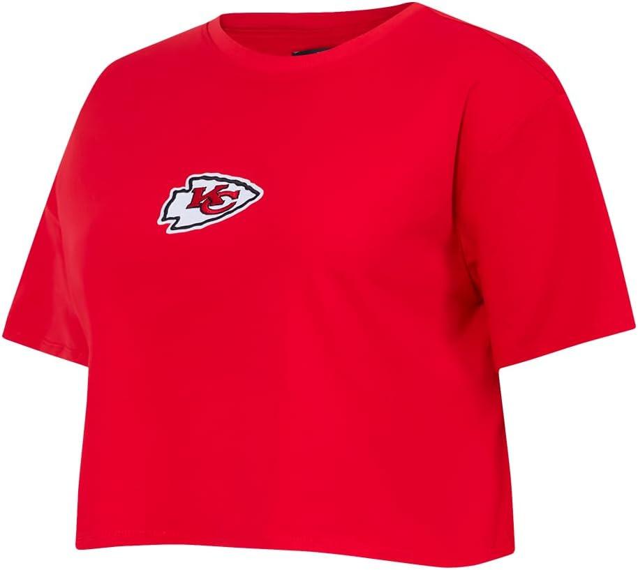 imagePro Standard Womens NFL Wingspan Short Sleeve Boxy TeeRed