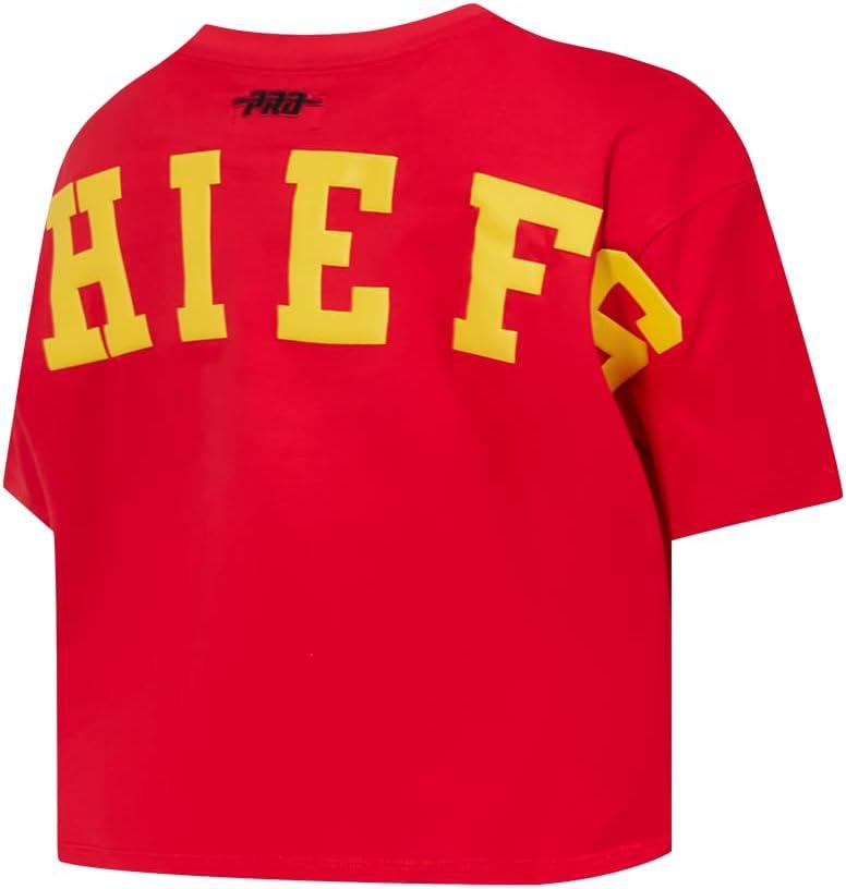 imagePro Standard Womens NFL Wingspan Short Sleeve Boxy TeeRed