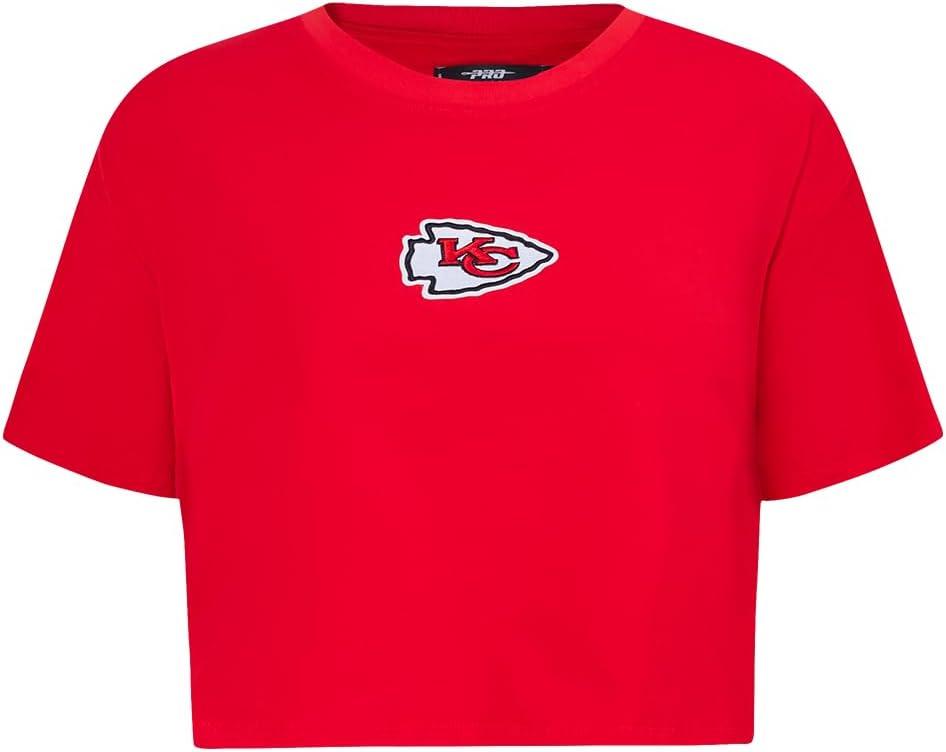 imagePro Standard Womens NFL Wingspan Short Sleeve Boxy TeeRed