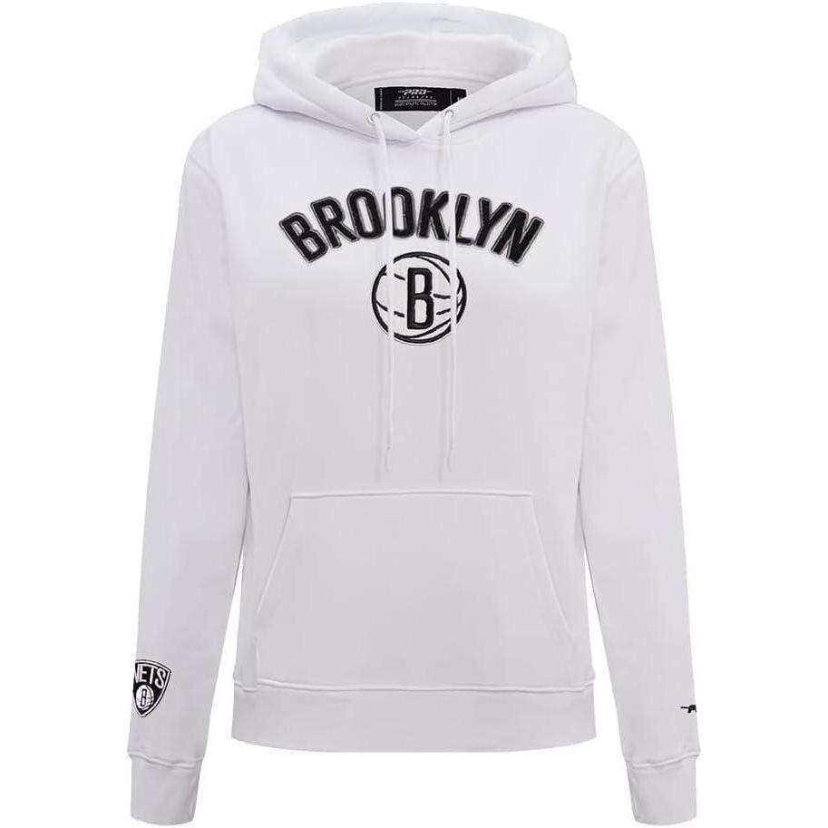 imagePro Standard NBA womens Womens Nba Classic Chenille Brushed Back French Terry Pull Over HoodieWhite