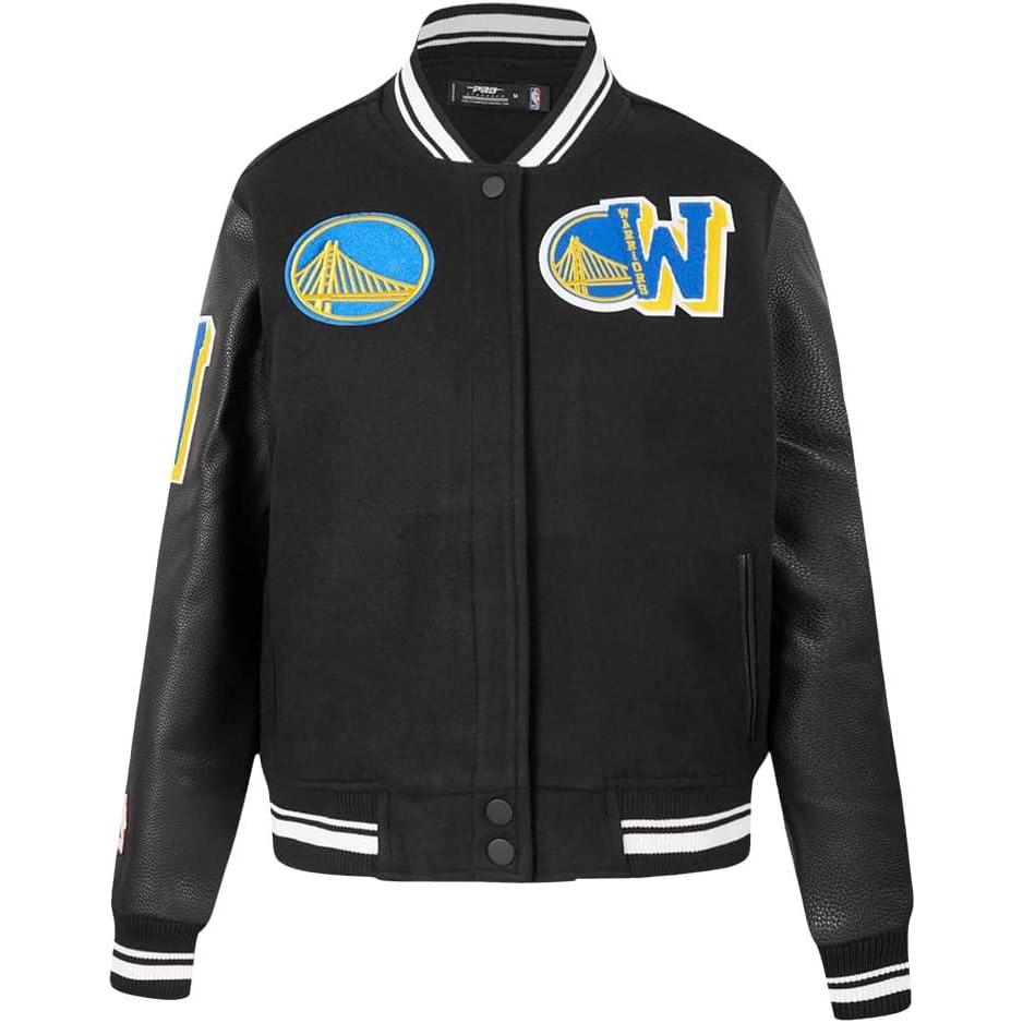 imagePro Standard NBA womens Womens Nba Mash Up Wool Varsity JacketBlack