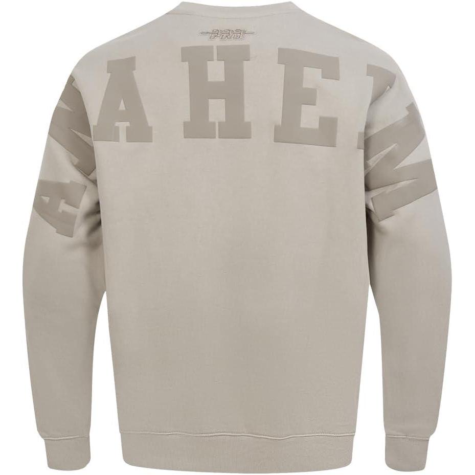 imagePro Standard NHL mens Mens Nhl Wingspan Fleece Crewneck SweatshirtTaupe