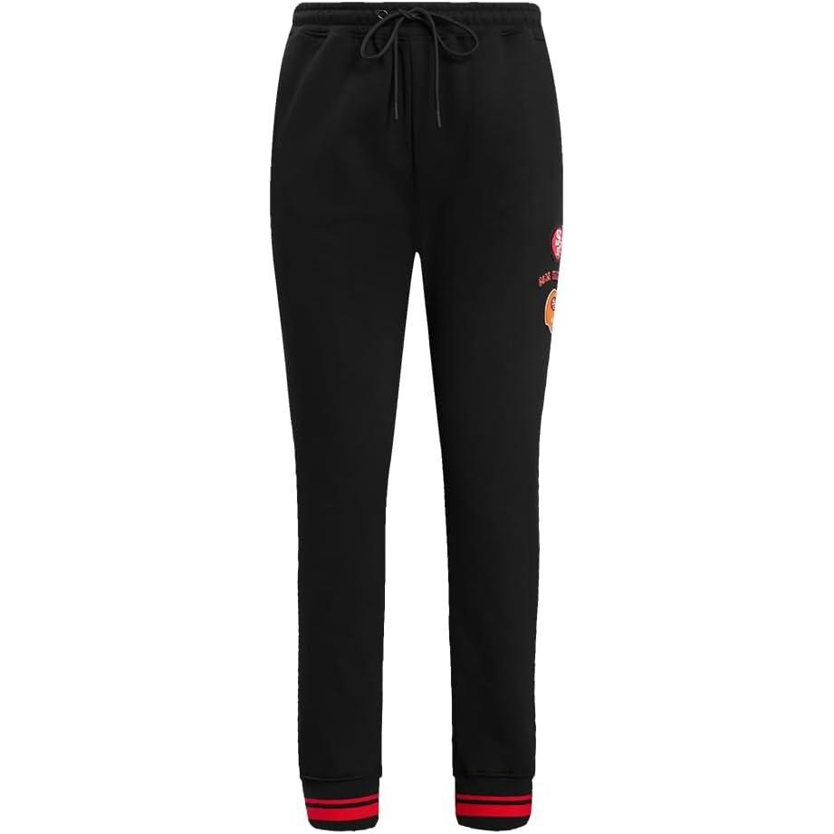 imagePro Standard Womens NFL Retro Classics SweatpantBlackRedBlack