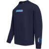 Pro Standard NBA mens Mens Nba Wingspan Fleece Crewneck Sweatshirt(Midnight Navy)