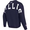 Pro Standard NBA mens Mens Nba Wingspan Fleece Crewneck Sweatshirt(Midnight Navy)