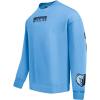 Pro Standard NBA mens Mens Nba Wingspan Fleece Crewneck Sweatshirt(University Blue)
