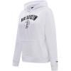 Pro Standard NBA womens Womens Nba Classic Chenille Brushed Back French Terry Pull Over Hoodie(White)
