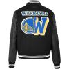 Pro Standard NBA womens Womens Nba Mash Up Wool Varsity Jacket(Black)