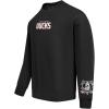 Pro Standard NHL mens Mens Nhl Wingspan Fleece Crewneck Sweatshirt(Black)